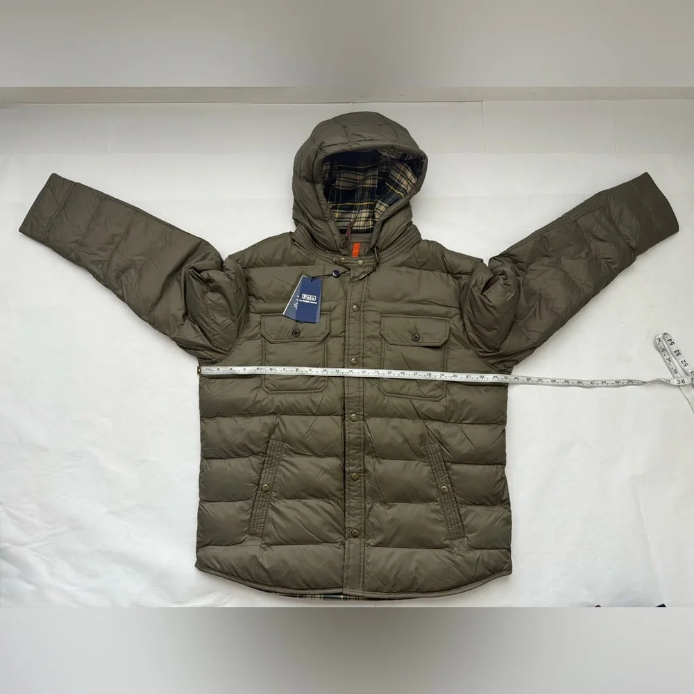 Polo Ralph Lauren Men's Olive Puffer Jacket - Picture 2 of 16